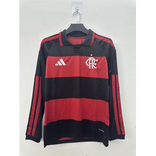 2026/2027 Long Sleeve Flamengo Home Football Jersey