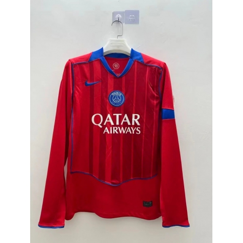 2025/2026 Long Sleeves Psg Paris Saint-Germain Third Away Football Shirt