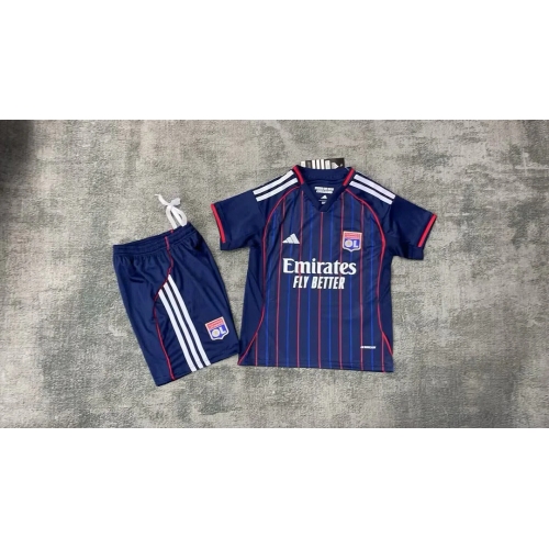 2025/2026 Lyon Away Football Shirt Kids Size