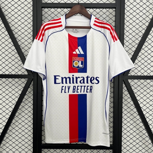 2025/2026 Lyon Home Football Shirt
