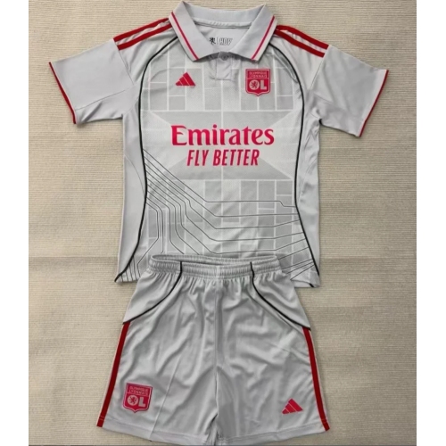 2025/2026 Lyon Third Away Football Shirt Kids Size