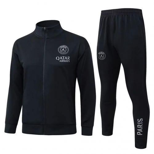 2025/2026 Paris Saint-Germain Full Zip Training Suit Black