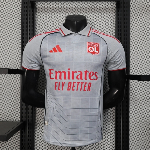 2025/2026 Player Version Lyon Third Away Football Shirt