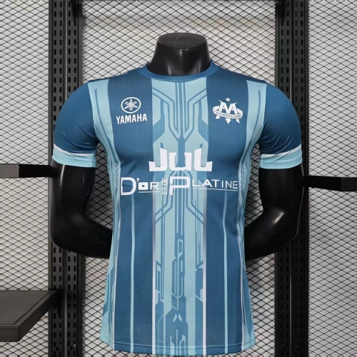 2025/2026 Player Version Olympique de Marseille Special Edition Blue Football Shirt