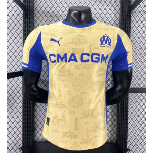 2025/2026 Player Version Olympique de Marseille Third Away Football Shirt
