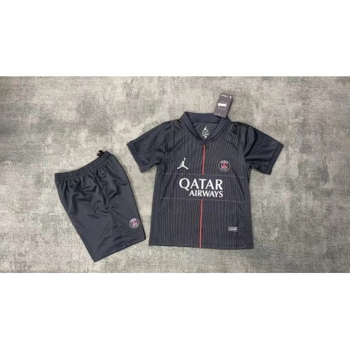 2025/2026 Psg Paris Saint-Germain Fourth Away Football Shirt Kids Size