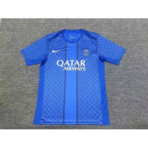 2025/2026 Psg Paris Saint-Germain Training Suit Blue Football Shirt