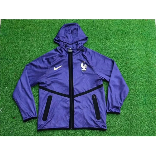 2026 France National Team Pre-Match Training Purple Football Shirt