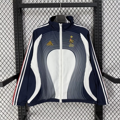2026 France National Team Windbreaker Blue Football Shirt