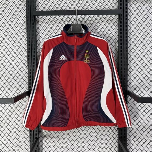 2026 France National Team Windbreaker Red Football Shirt