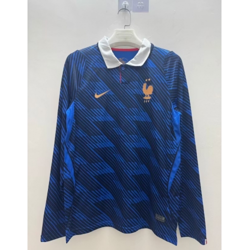 2026 Long Sleeve France National Team Home Football Shirt