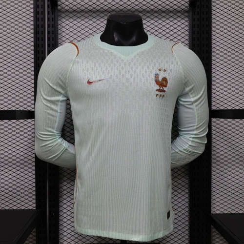 2026 Long Sleeve Player Version France National Team Away Football Shirt