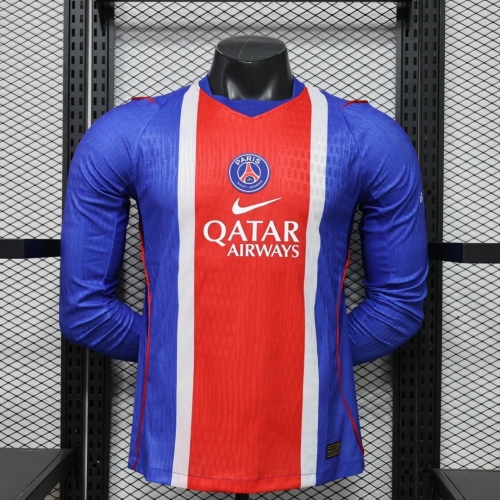 2026/2027 Long Sleeve Player Version Psg Paris Saint-Germain Home Football Shirt