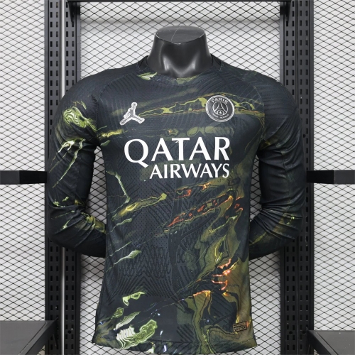 2026/2027 Long Sleeve Player Version Psg Paris Saint-Germain Night Edition Football Shirt
