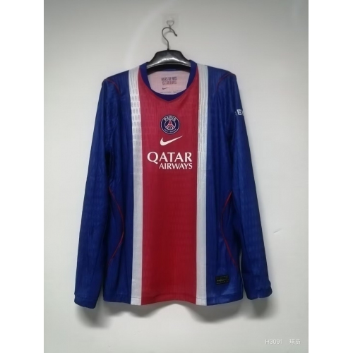 2026/2027 Long Sleeves Psg Paris Saint-Germain Home Football Shirt
