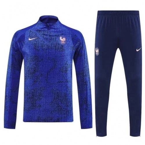 Argentina France Training Kit (Sweatshirt +Pants) Blue World Cup 2026