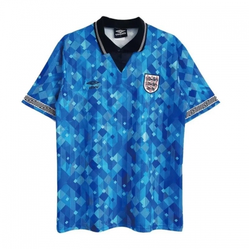 1990 England Retro Jersey Away Replica World Cup
