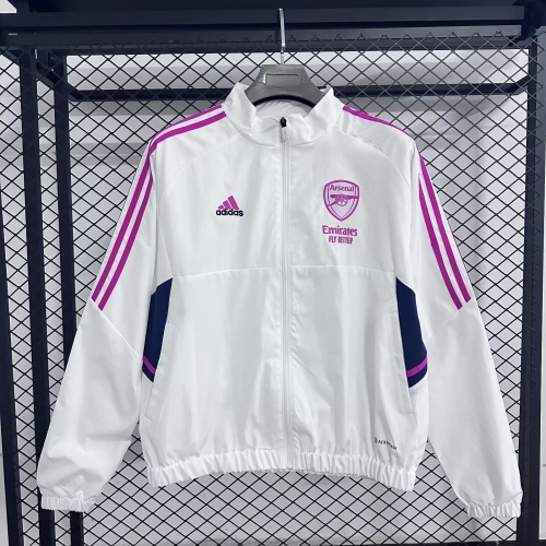2025/2026 Arsenal Windbreaker White Football Shirt