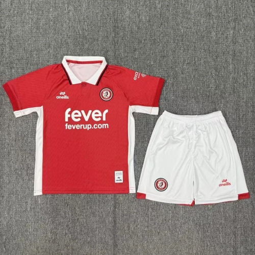 2025/2026 Bristol City Home Football Shirt Kids Size