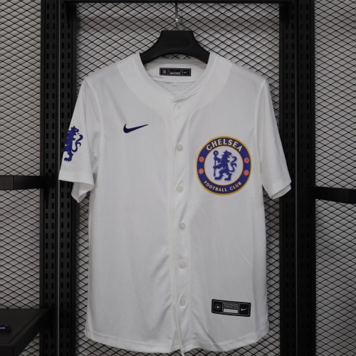 2025/2026 Chelsea Buttons Special Edition White Football Shirt