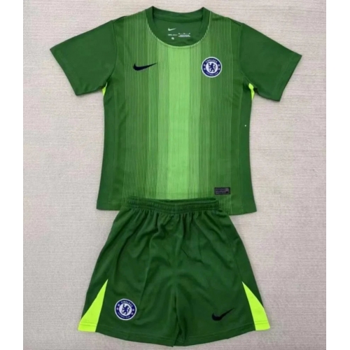 2025/2026 Chelsea Goalkeeper Green Set Football Shirt