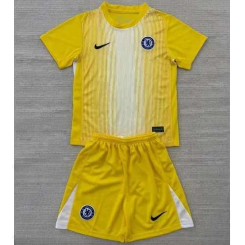 2025/2026 Chelsea Goalkeeper Yellow Set Football Shirt
