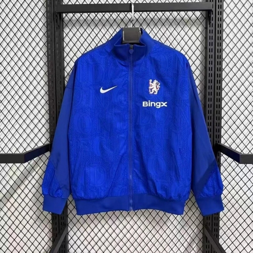 2025/2026 Chelsea Windbreaker Blue Soccer Shirt