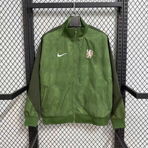 2025/2026 Chelsea Windbreaker Green Soccer Shirt