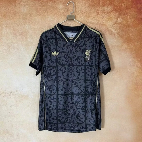 2025/2026 Liverpool Special Edition Black Gold Soccer Jersey