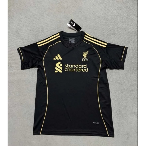 2025/2026 Liverpool Special Edition Black Soccer Jersey