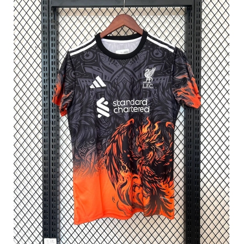 2025/2026 Liverpool Special Edition Orange Soccer Jersey