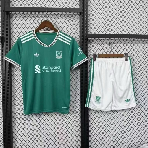 2025/2026 Liverpool Third Away Soccer Jersey Kids Size