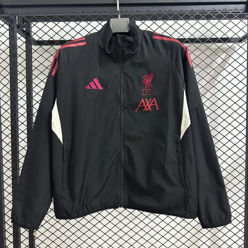 2025/2026 Liverpool Windbreaker Black Football Shirt
