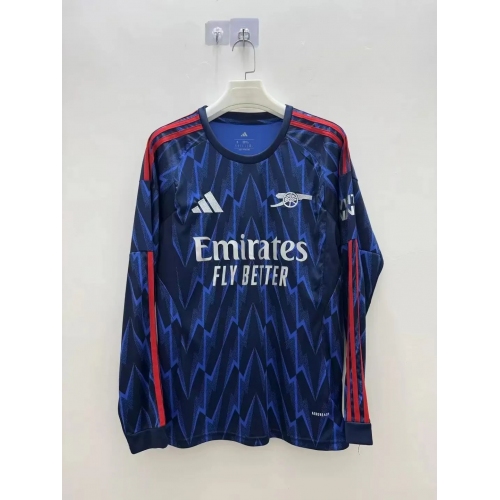 2025/2026 Long Sleeve Arsenal Away Football Shirt