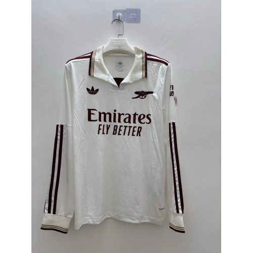 2025/2026 Long Sleeve Arsenal Third Away Football Shirt