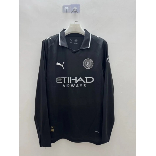 2025/2026 Long Sleeve Manchester City Away Football Shirt