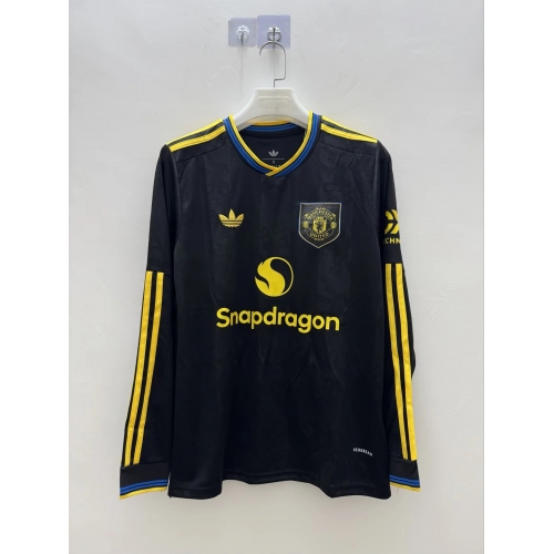 2025/2026 Long Sleeve Manchester United Third Away Football Shirt