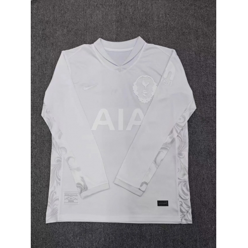 2025/2026 Long Sleeves Tottenham 125th Anniversary Edition White Football Shirt