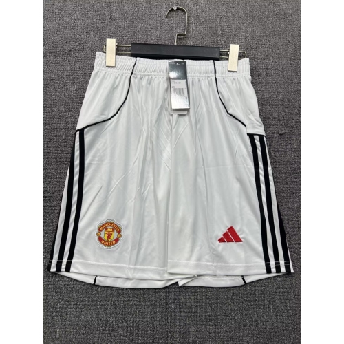 2025/2026 Manchester United Home Shorts