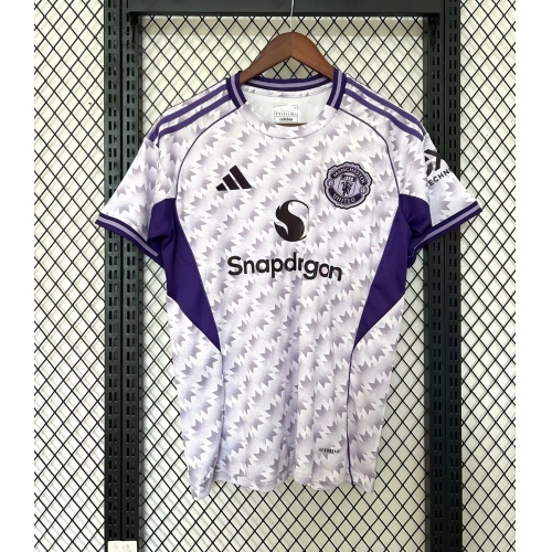 2025/2026 Manchester United Special Edition White Purple Football Shirt