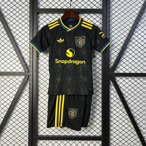 2025/2026 Manchester United Third Away Football Shirt Kids Size