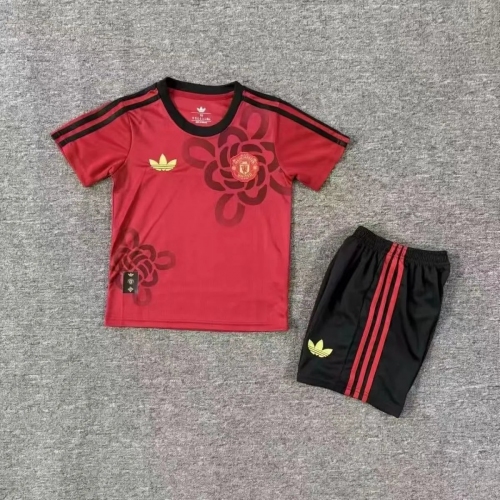 2025/2026 Manchester United Year Horse Special Edition Red Football Shirt Kids Size
