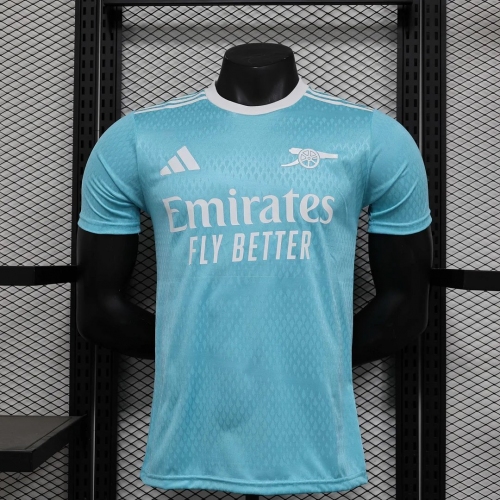 2025/2026 Player Version Arsenal Special Edition Light Blue Football Shirt