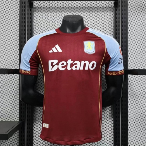 2025/2026 Player Version Aston Villa Home Football Shirt