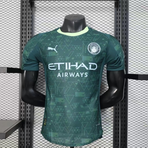 2025/2026 Player Version Manchester City Fourth Away Football Shirt