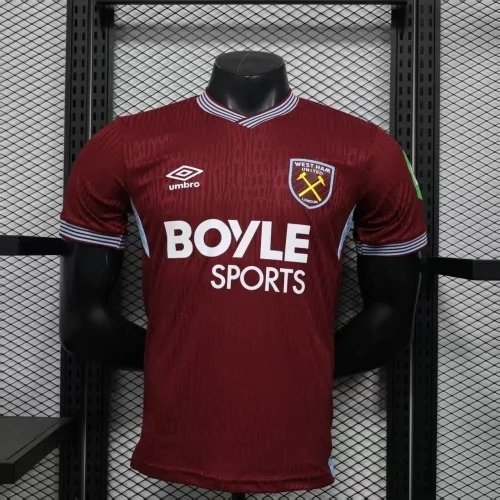 2025/2026 Player Version West Ham United Home Football Shirt