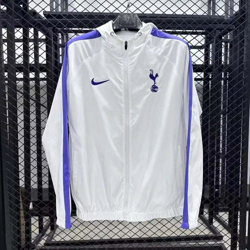 2025/2026 Tottenham Hotspur Windbreaker White Football Shirt