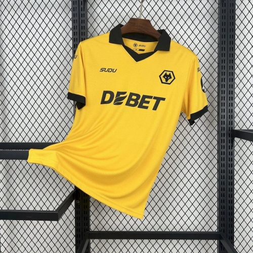 2025/2026 Wolverhampton Wanderers Home Football Shirt