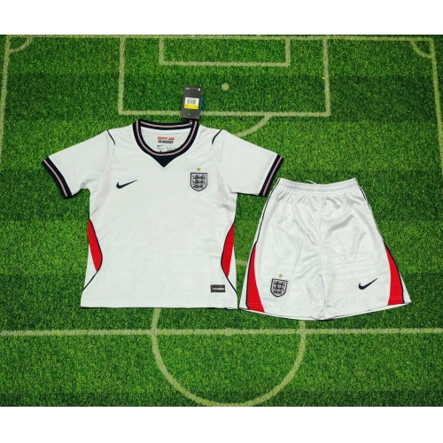 2026 England Home Football Shirt Kids Size