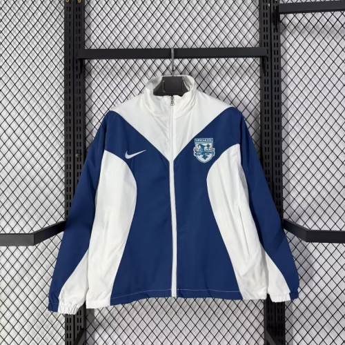2026 England National Team Windbreaker White Blue Football Shirt